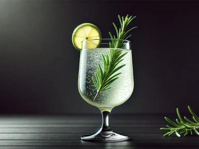 Rosemary Fizz Cocktail